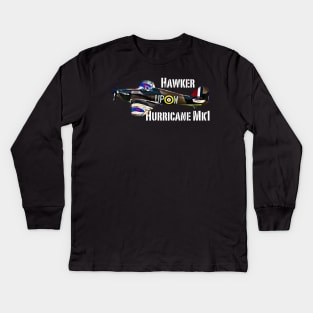 Hawker Hurricane Kids Long Sleeve T-Shirt